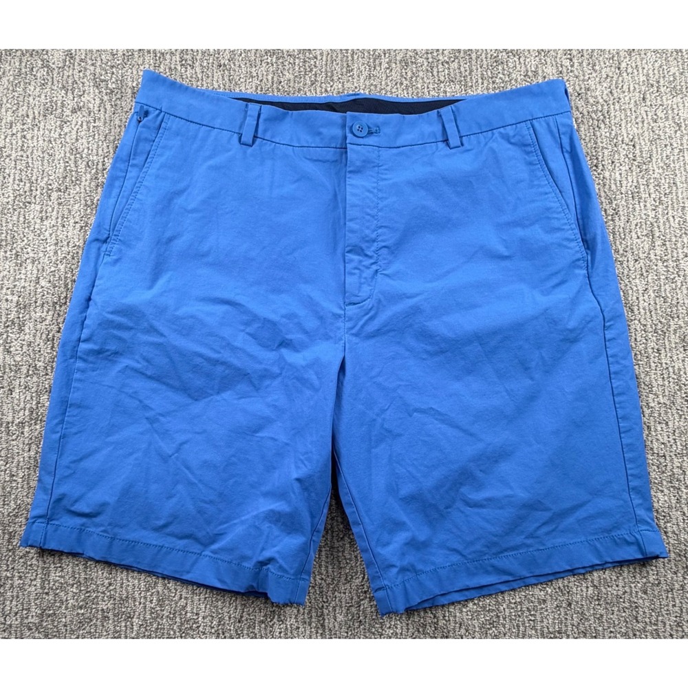 Vineyard Vines On-The-Go Short Mens 38 Blue Stretch Performance 1H001073